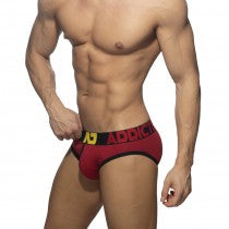 ADDICTED - 2 PACK OPEN FLY COTTON BRIEF NAVY | BLACK - ADDICTED SA