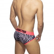 ADDICTED WAVES SWIMDERWEAR BRIEF - NEON PINK - ADDICTED SA