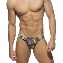 ADDICTED COMIC BIKINI BRIEF -BLACK - ADDICTED SA