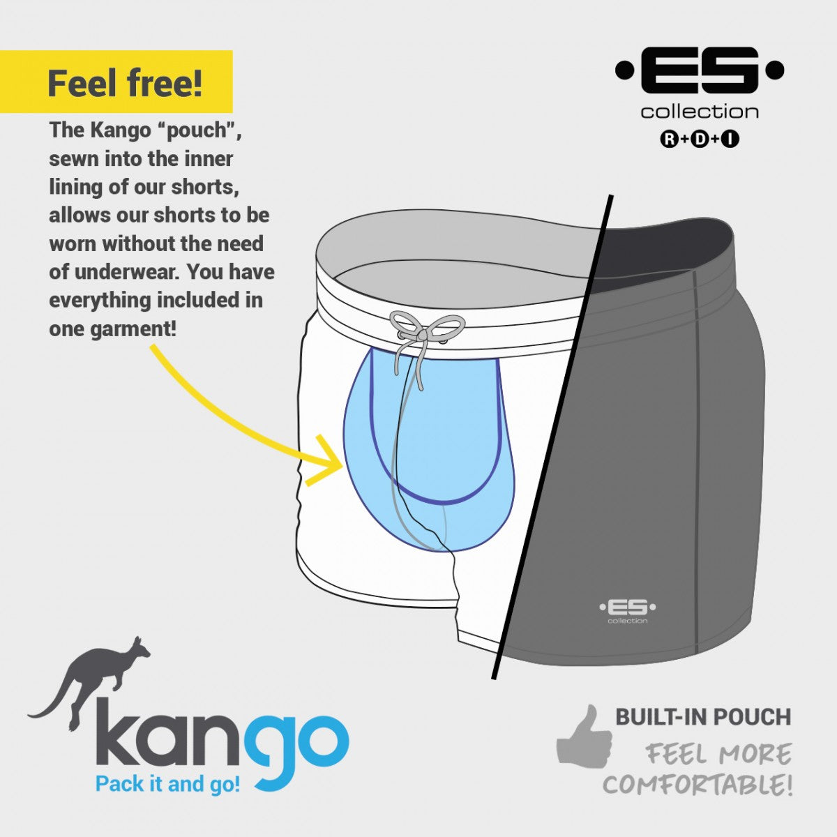 ES Collection ECO Breeze Bermuda Shorts - ADDICTED SA