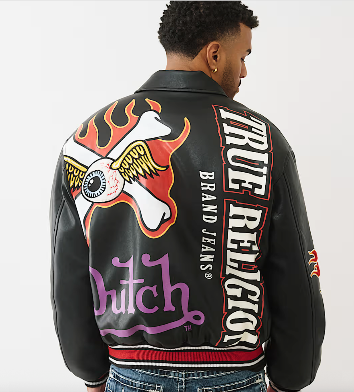 True Religion "TR x VD Retro Varsity Jacket