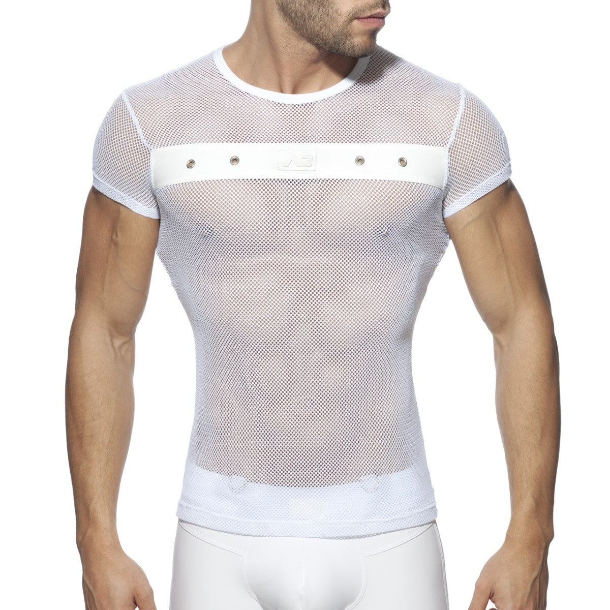 AD Fetish - ADDICTED Fetish Mesh Mixed T-Shirt