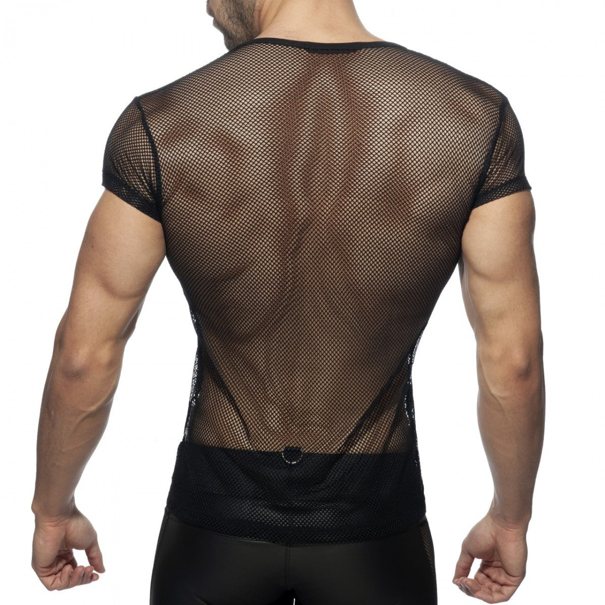 AD Fetish - ADDICTED Fetish Mesh Mixed T-Shirt