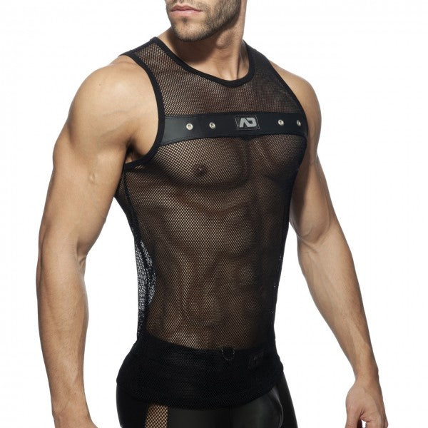 AD Fetish - Mesh Mixed Tank Top - ADDICTED SA