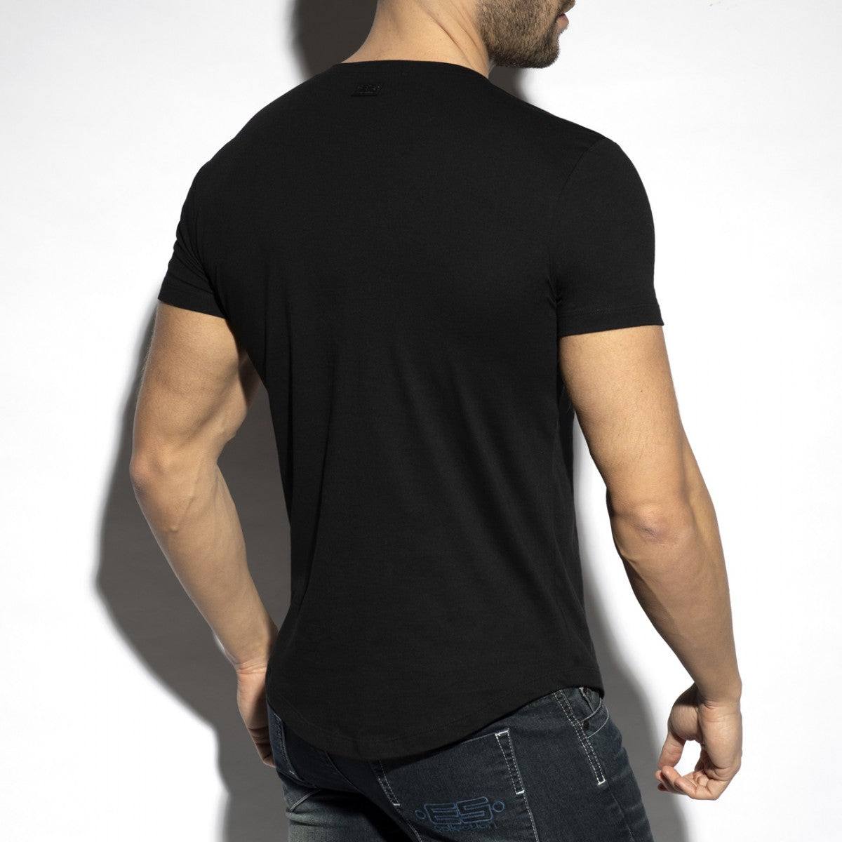 ES Collection Deep V-Neck T-Shirt