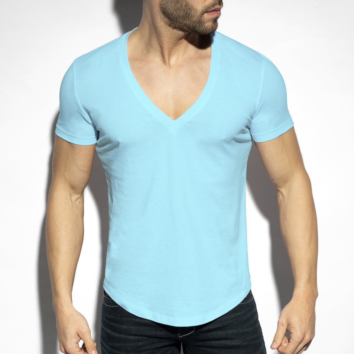 ES Collection Deep V-Neck T-Shirt