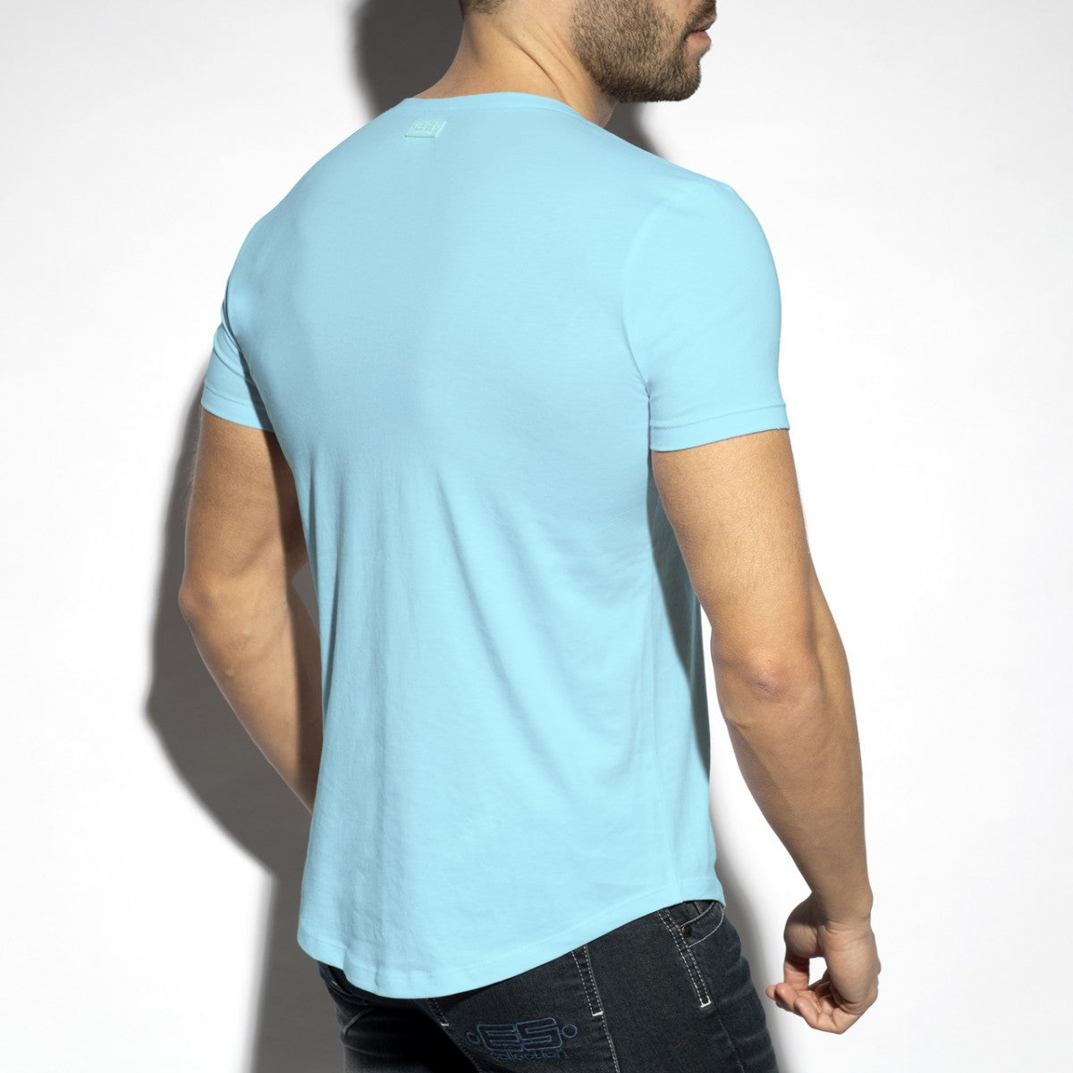 ES Collection Deep V-Neck T-Shirt - ADDICTED SA