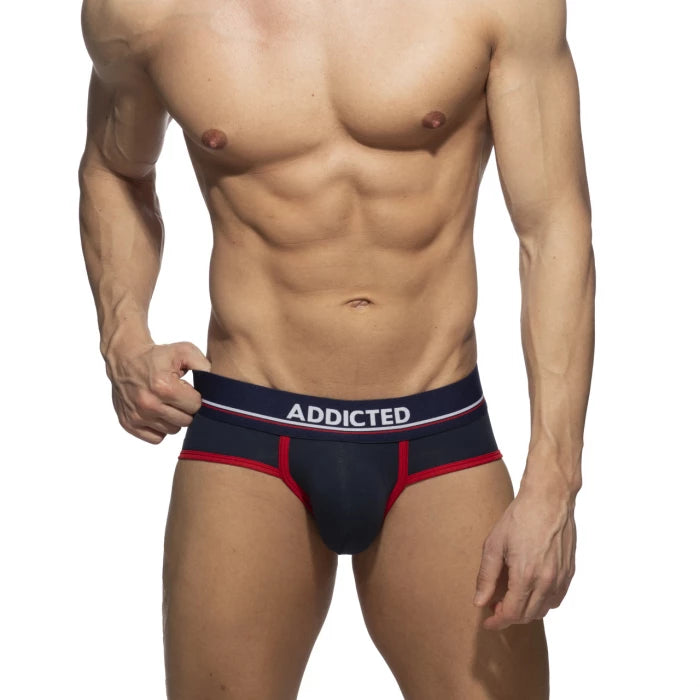 Addicted Navy Cotton Brief - ADDICTED SA