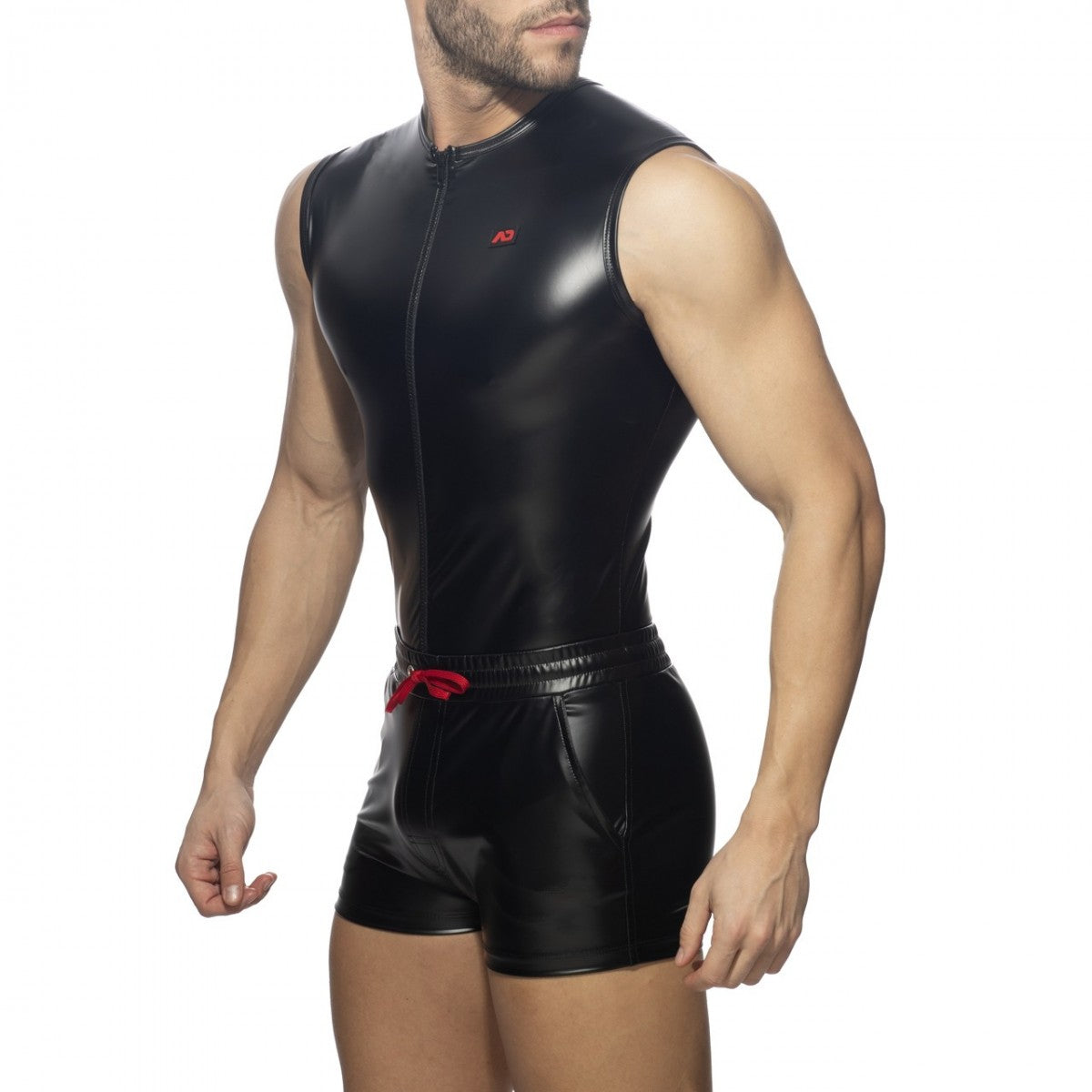 AD Fetish Shorts Rub Body Suit