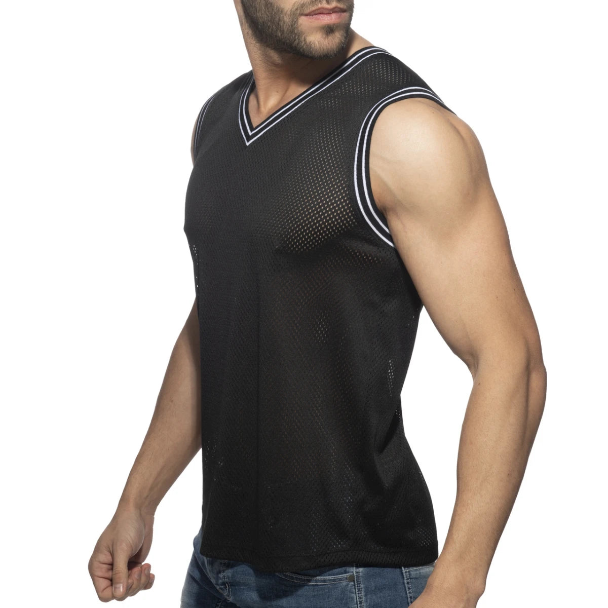 Addicted SLAM V-Neck Sleeveless T-Shirt - ADDICTED SA