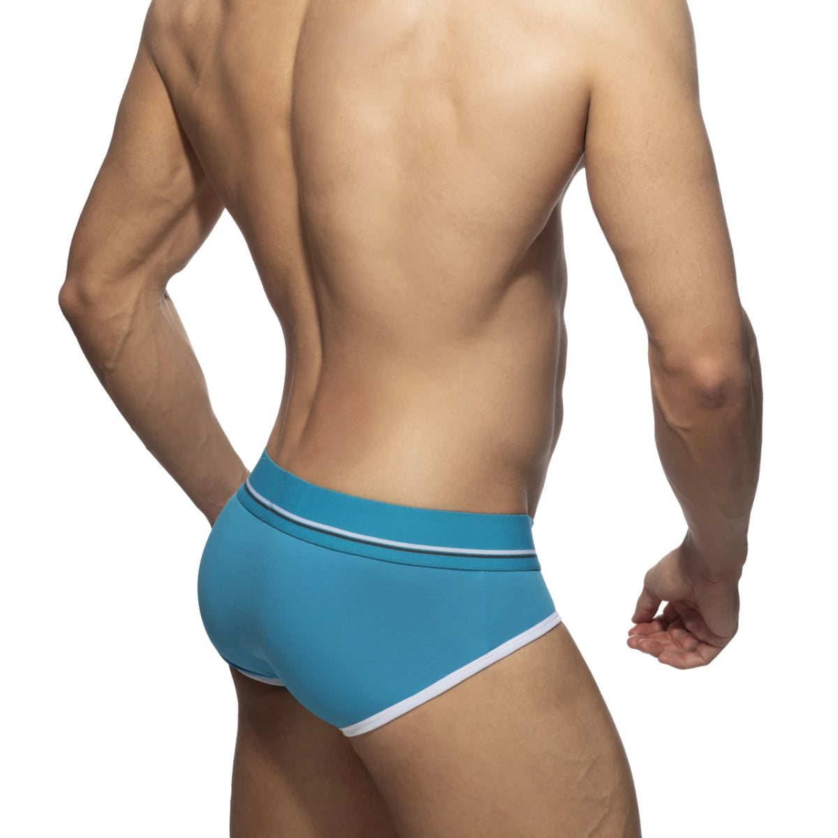 Addicted 2 Pack Cotton Brief Black | Turquoise - ADDICTED SA