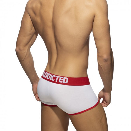 ADDICTED 2 PACK WHITE BASIC COTTON TRUNK - ADDICTED SA