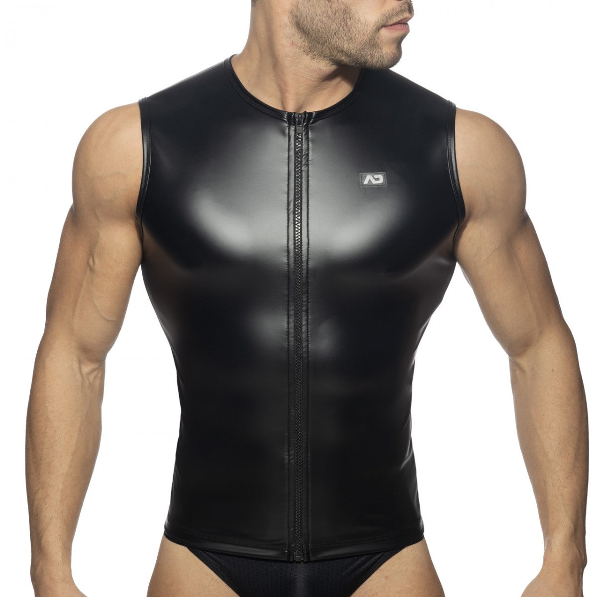 AD Fetish Zip Non Sleeves Fetish Shirt