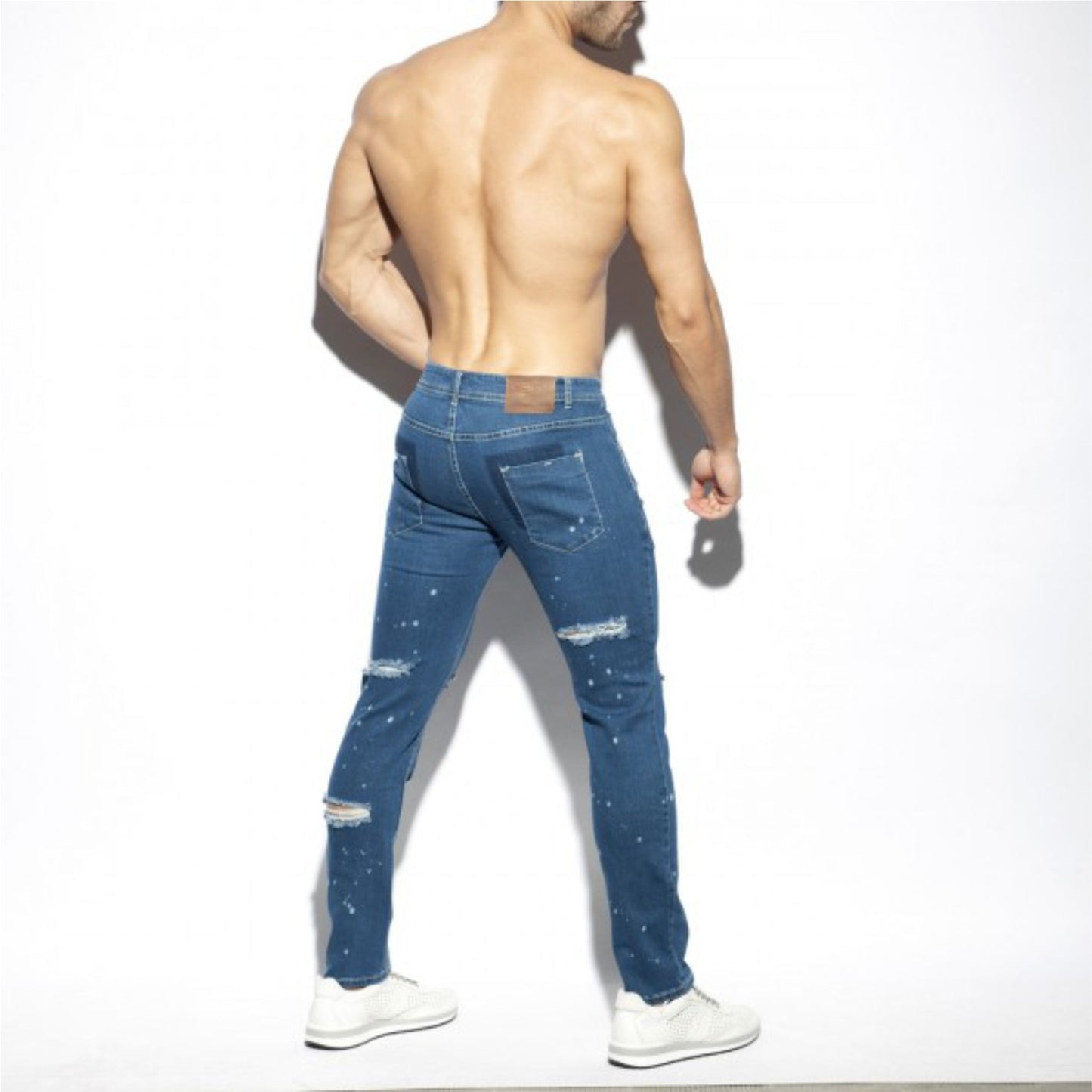 ES COLLECTION RIPPED JEANS - DARK - ADDICTED SA