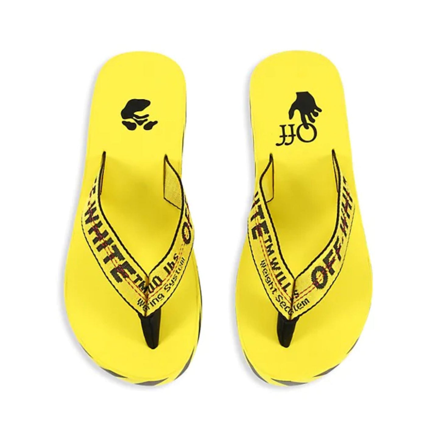 Off-White Industrial Belt Flip Flops - ADDICTED SA