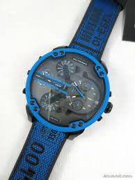DIESEL MR. DADDY 2.0 BLUE WATCH - ADDICTED SA