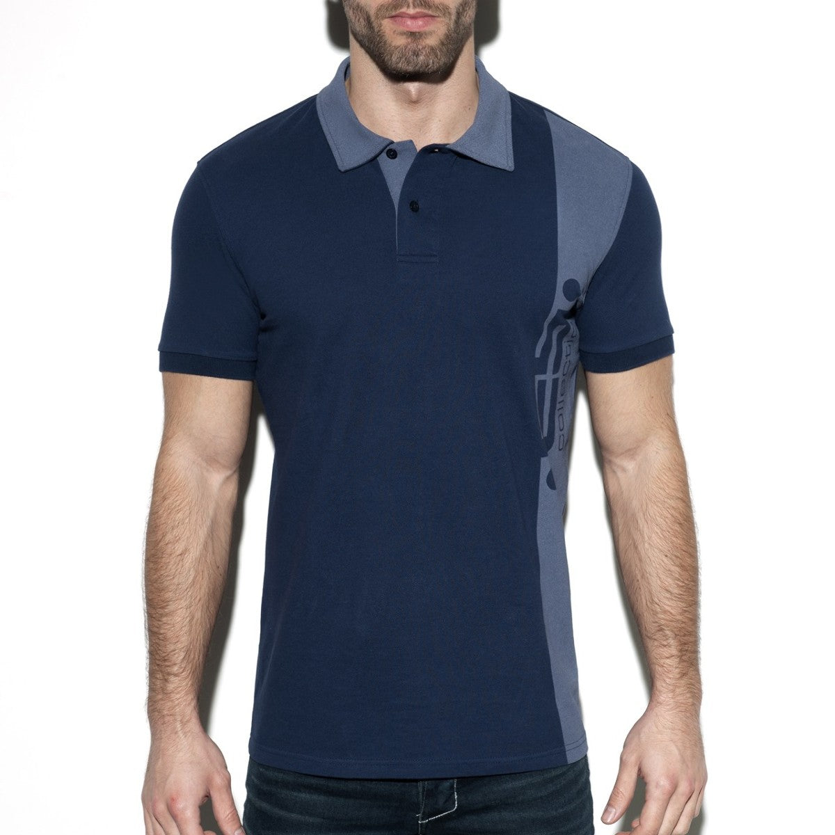 ES COLLECTION LOGO BASIC POLO - NAVY - ADDICTED SA
