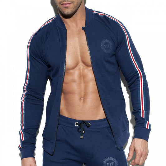 ES COLLECTION FIT TAPE JACKET - NAVY - ADDICTED SA