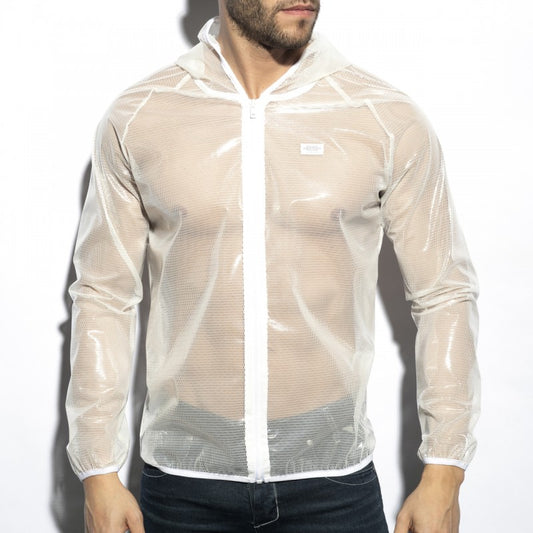 ES COLLECTION C-THROUGH JACKET - WHITE - ADDICTED SA