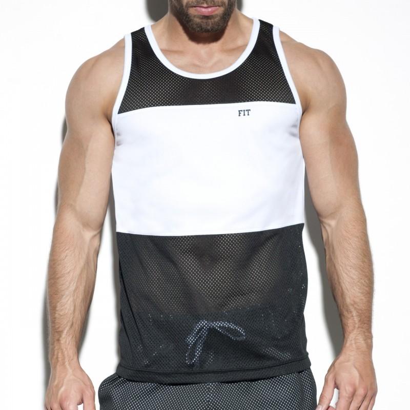 ES COLLECTION FITNESS MESH TANK TOP - BLACK - ADDICTED SA