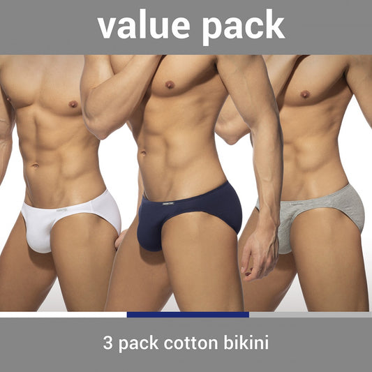 ADDICTED 3 Pack Cotton Bikini