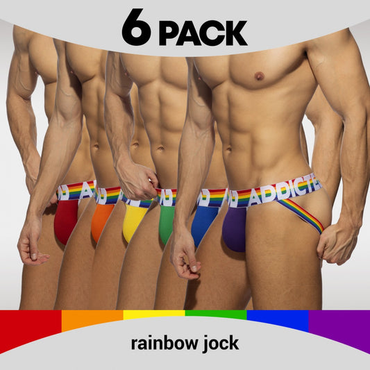 ADDICTED 6 PACK RAINBOW JOCK - ADDICTED SA