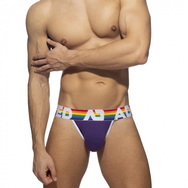ADDICTED 3 Pack Rainbow Thong - Red | Purple | Blue