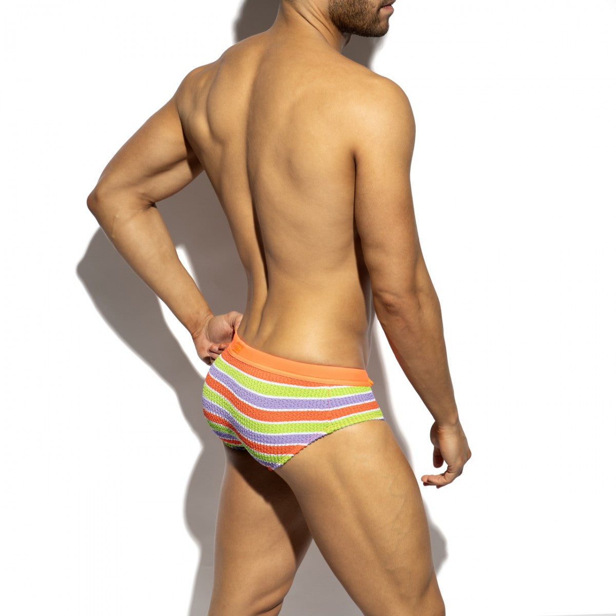 ES 70'S Stripes Swim Brief