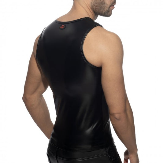 AD Fetish - ADDICTED Rub Shoulder Zip Tank Top - ADDICTED SA