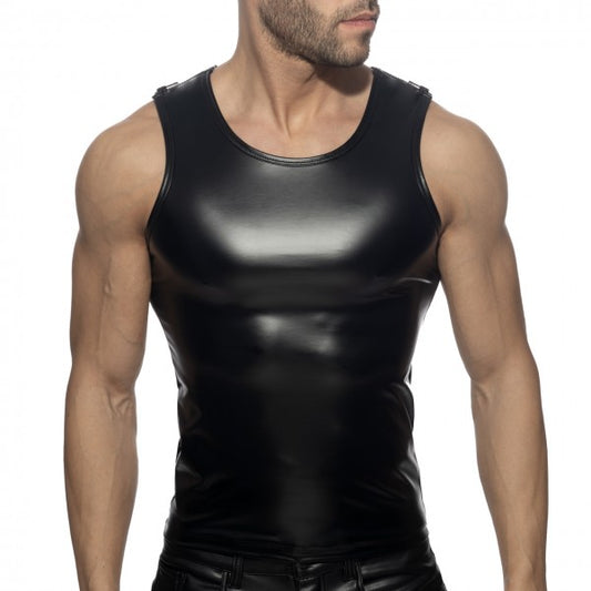 AD Fetish - ADDICTED Rub Shoulder Zip Tank Top - ADDICTED SA
