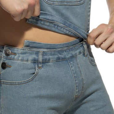 ADDICTED REMOVABLE OVERALL JEANS