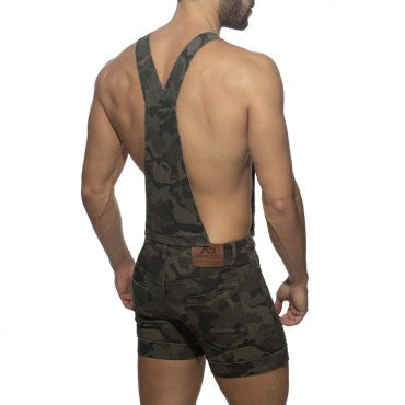 ADDICTED REMOVABLE OVERALL CAMO JEANS - ADDICTED SA