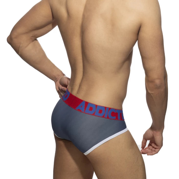 ADDICTED 2 PACK - Jeans Brief Navy & Pique Brief Turquoise