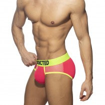 ADDICTED 3 PACK NEON MESH BRIEF - ADDICTED SA