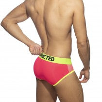 ADDICTED 3 PACK NEON MESH BRIEF - ADDICTED SA