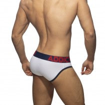 ADDICTED - 3 PACK OPEN FLY COTTON BRIEF GREEN | NAVY | YELLOW - ADDICTED SA