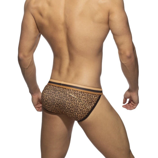 Addicted Leopard Stripes Bikini-Brown - ADDICTED SA