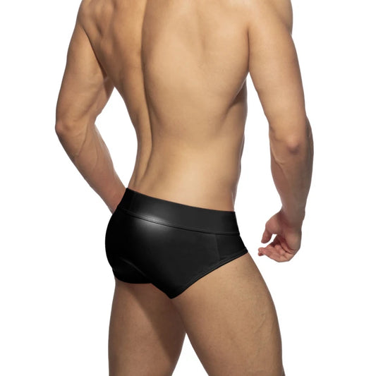 Addicted Neon Shiny Brief - Black - ADDICTED SA
