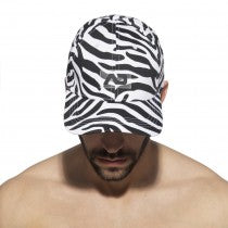Addicted Zebra Print Cap