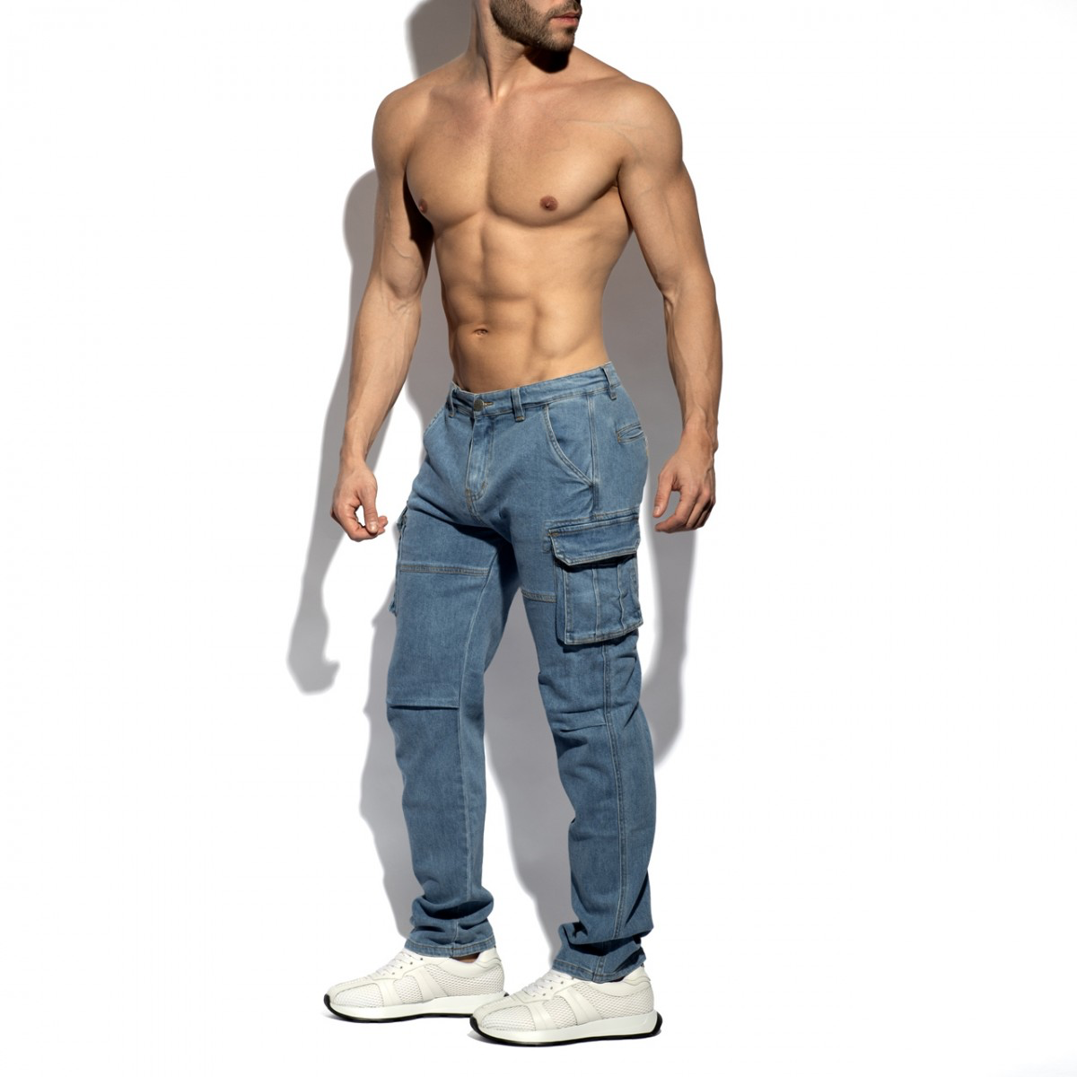ES Collection Cargo Denim Jeans