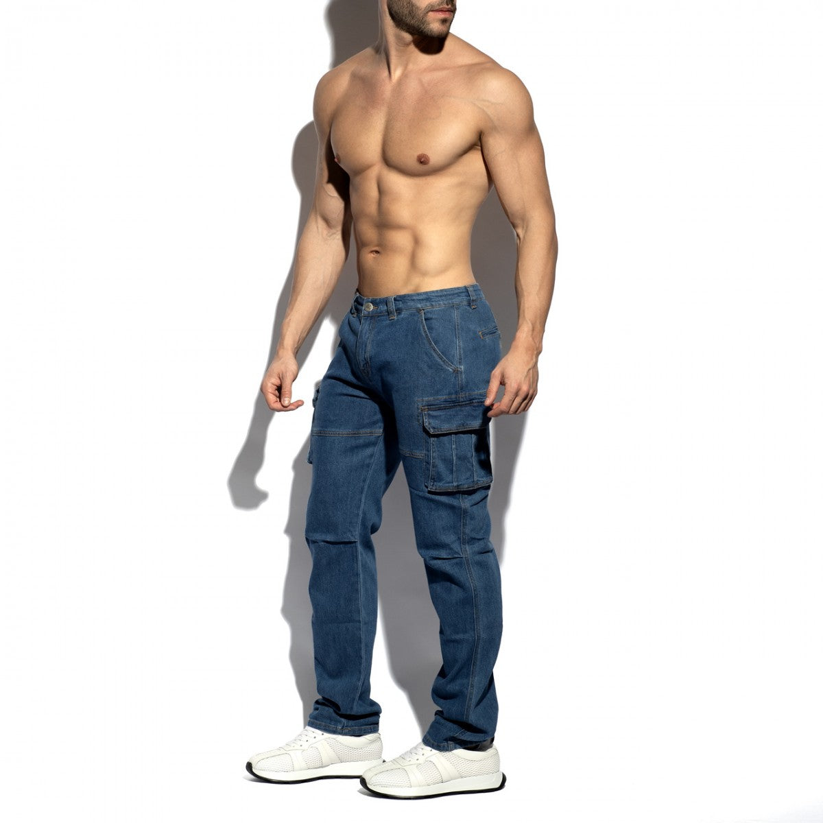 ES Collection Cargo Denim Jeans