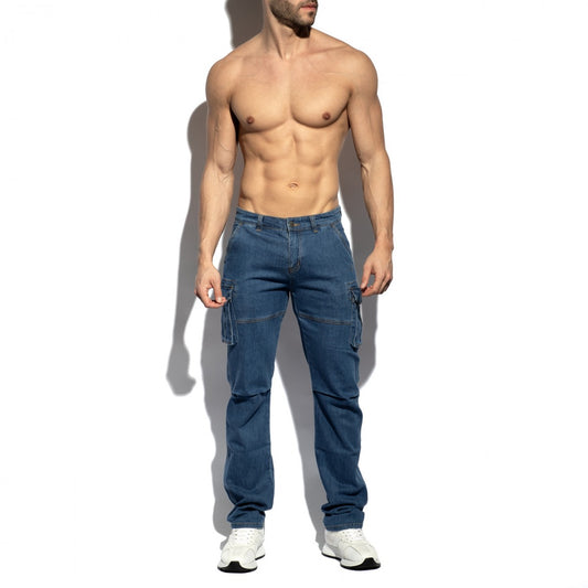 ES Collection Cargo Denim Jeans