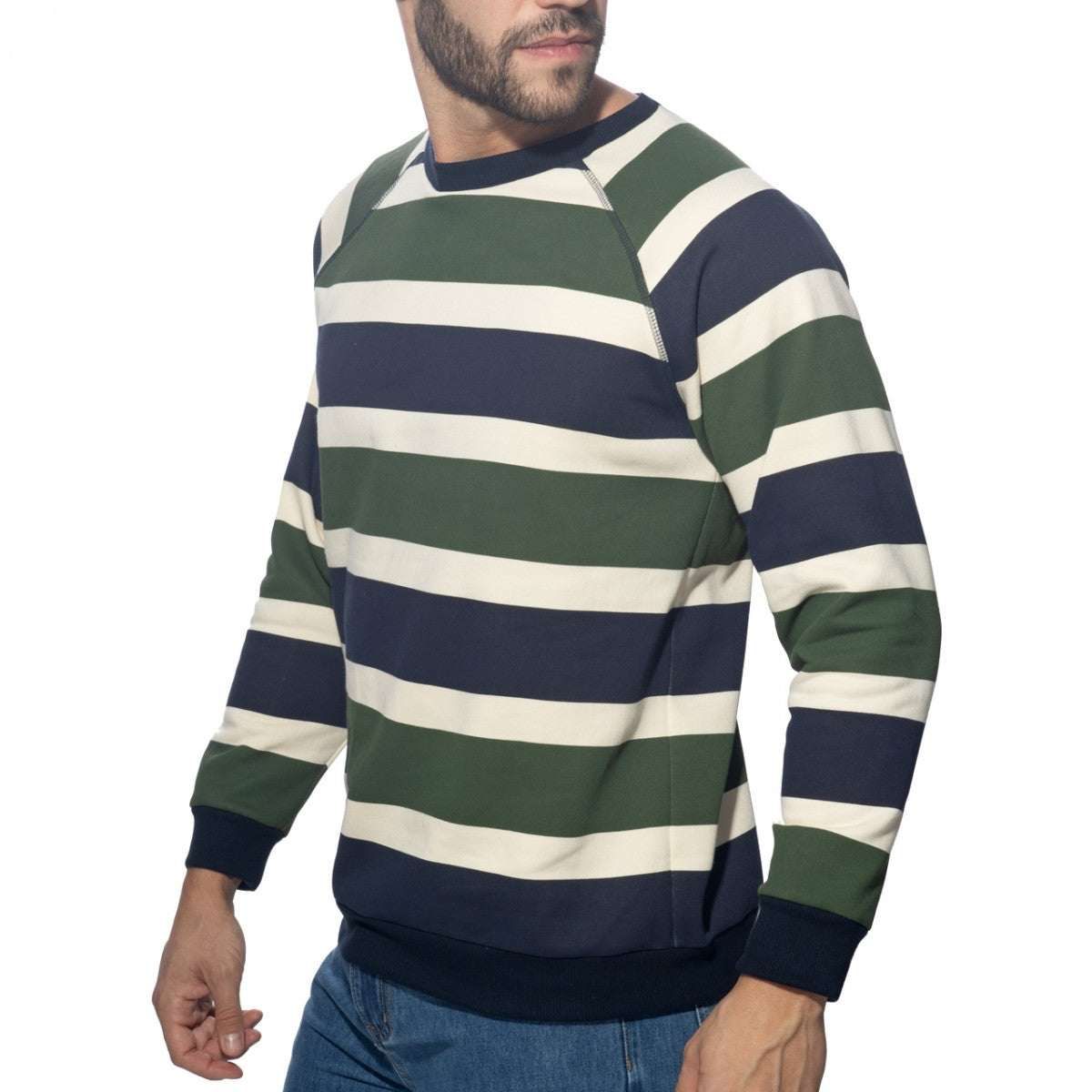 Addicted Retro Stripes Sweatshirt