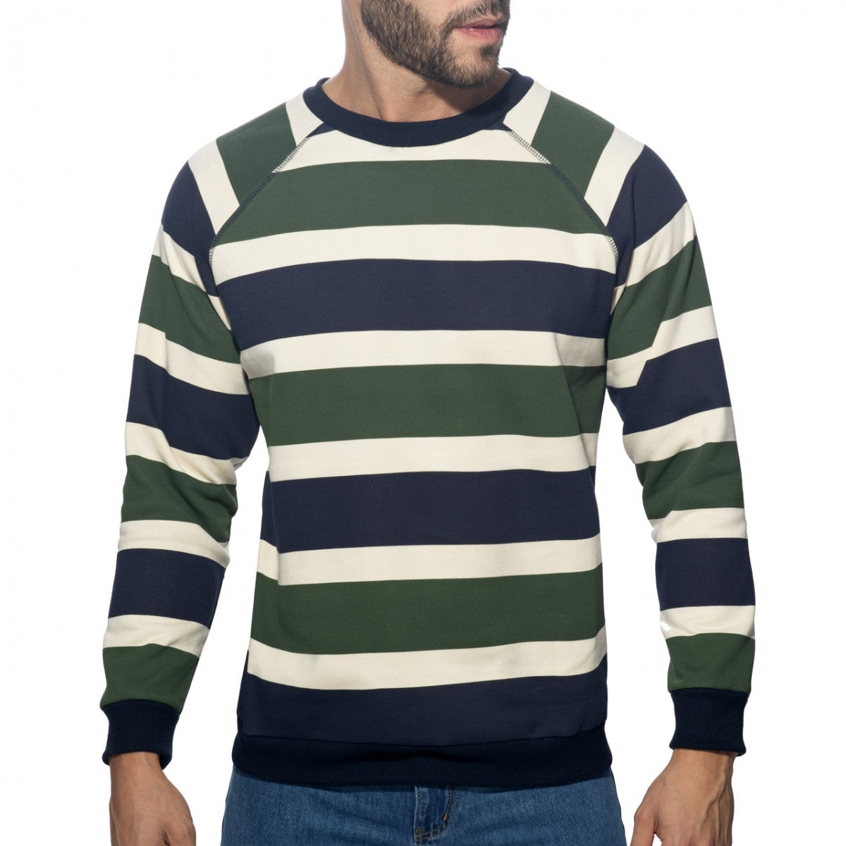 Addicted Retro Stripes Sweatshirt