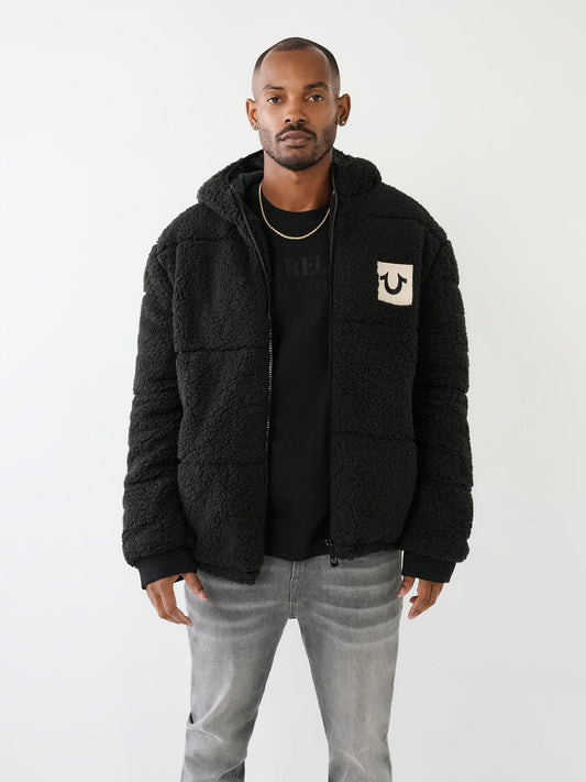 True Religion Faux Shearling Jacket - ADDICTED SA