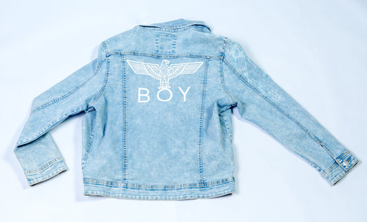 BOY LONDON - MEN’S BLUE DENIM JACKET - ADDICTED SA