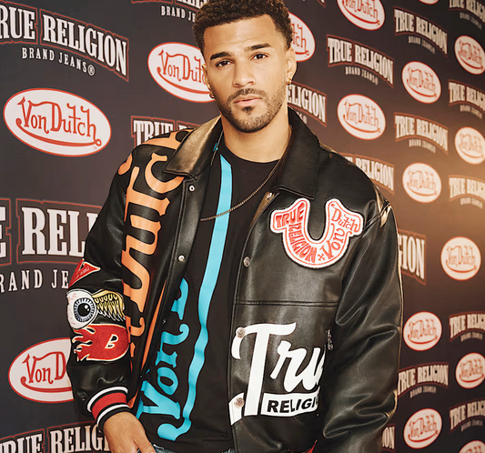 True Religion "TR x VD Retro Varsity Jacket