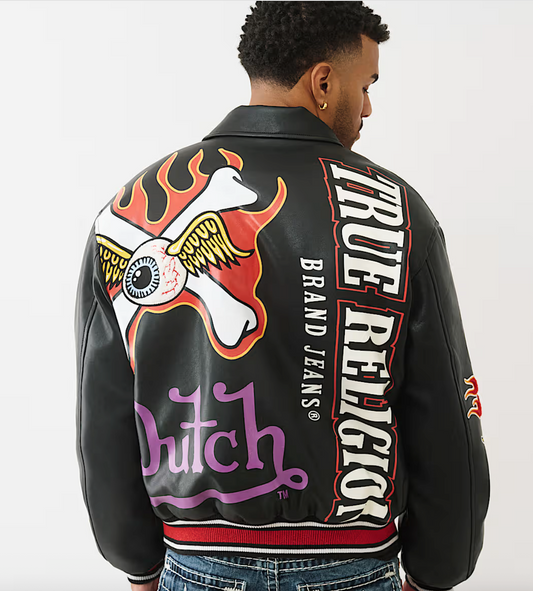 True Religion "TR x VD Retro Varsity Jacket