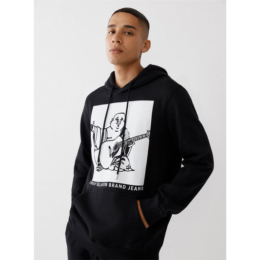 True Religion Buddha Logo Hoodie - Black - ADDICTED SA
