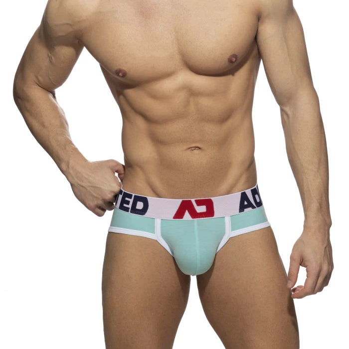 Addicted 2 Pack Pique Brief Turquoise | Charcoal